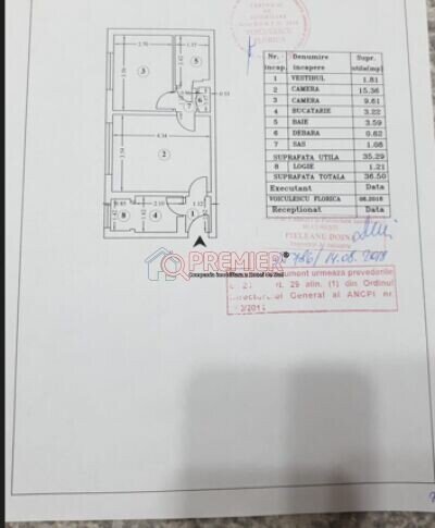 Sector 4, Straja, 2 camere, 50.000 euro, oferta unica.